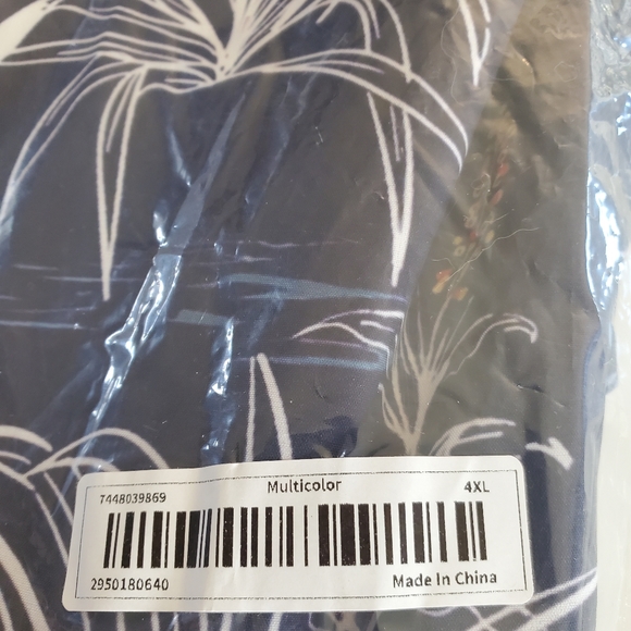 Men's Blue Palm Trees Hawaiian Shirt size XXL - Picture 13 of 16